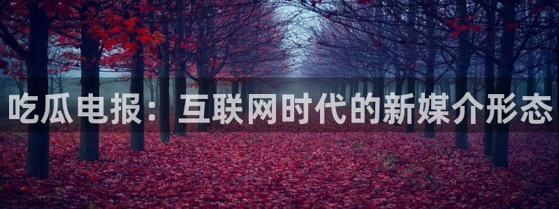 吃瓜吃到自己死讯：吃瓜电报：互联网时代的新媒介形态