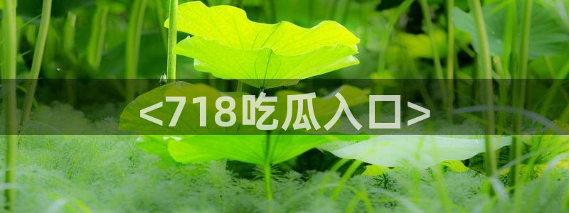 吃瓜网是全网更新最快：<718吃瓜入口>